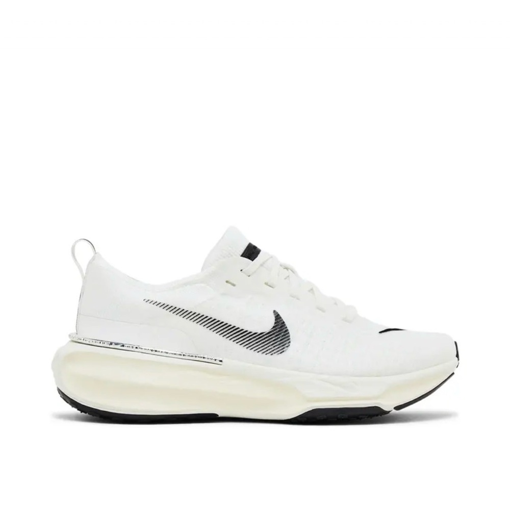 Nike Women’s Zoomx Invincible 3 Flyknit Sneakers, ‘Summit White/ Black-Sail’